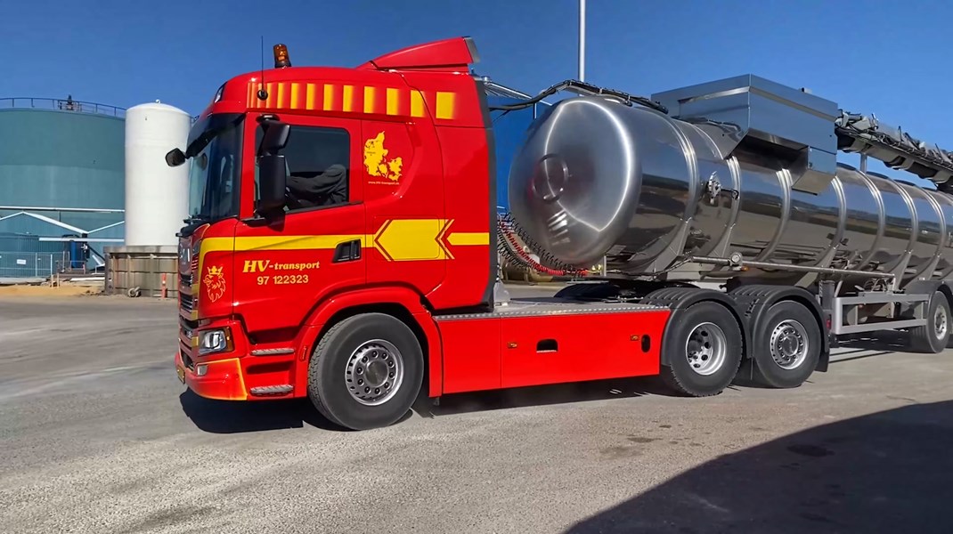 hv transport gaslastbil
